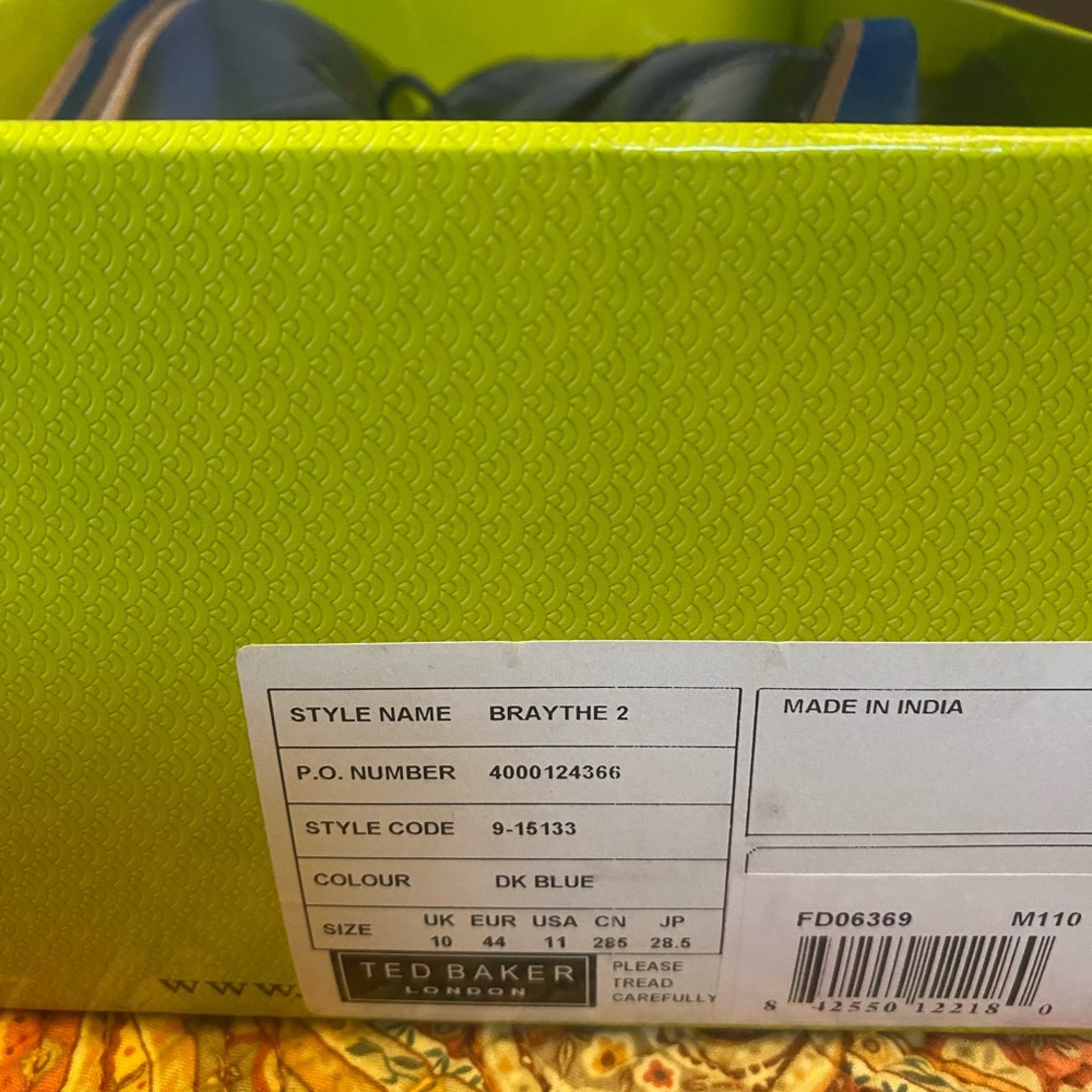 Ted Baker Braythe 2 Shoes in Dark Blue